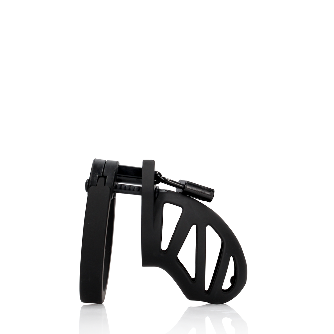 Chastity Cage "Model 23" 6.5 cm Silicone Black