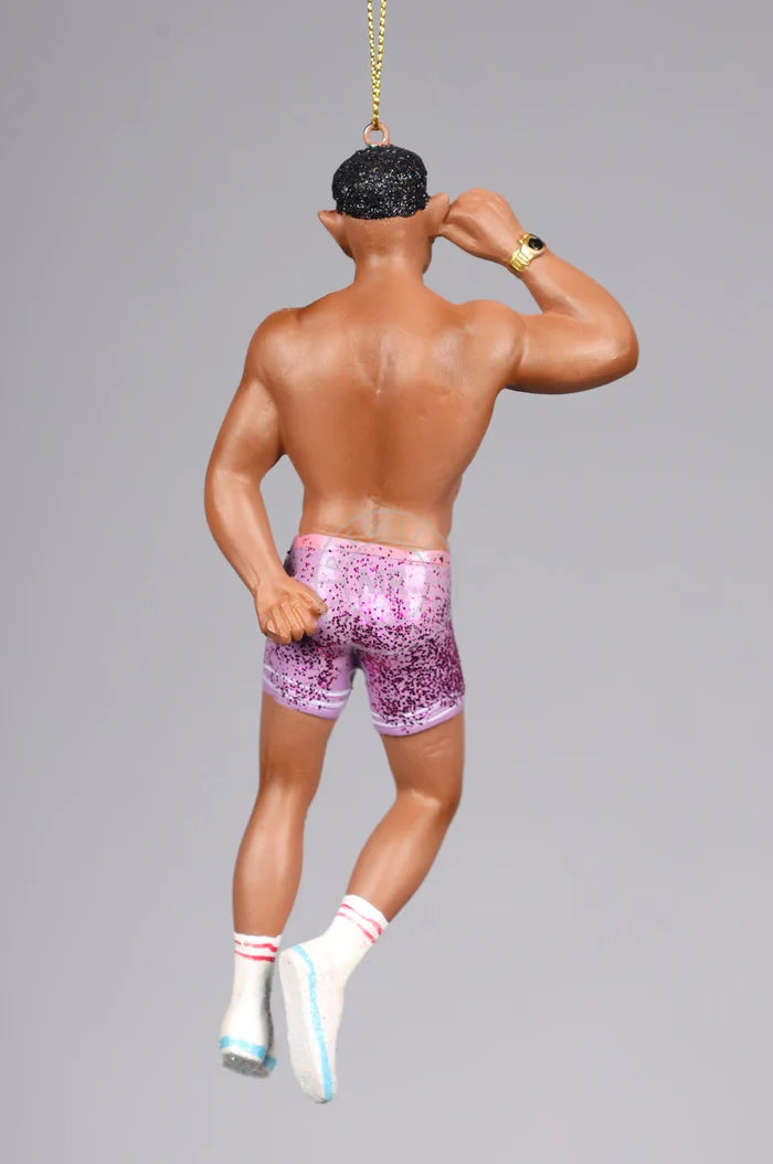 Inappropriate Elves "JOCK" Ornament