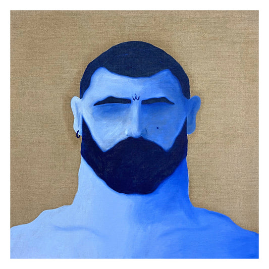 Bababoi "Blue Man 02" 21x21 cm