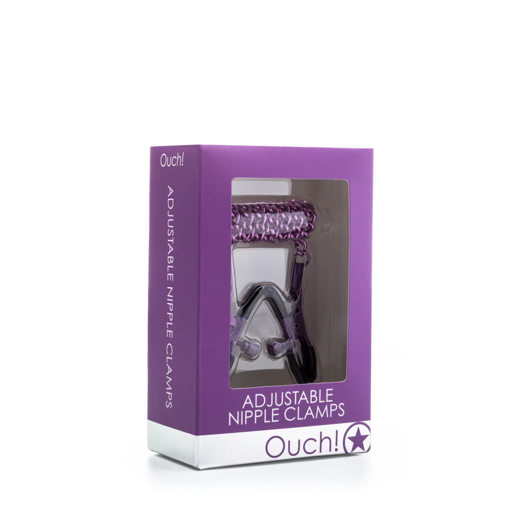 Adjustable Nipple Clamps Purple