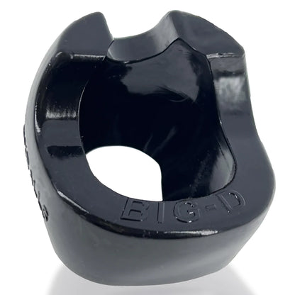 Big-D Bigger Bulge Cockring with Shaft Grippers Black