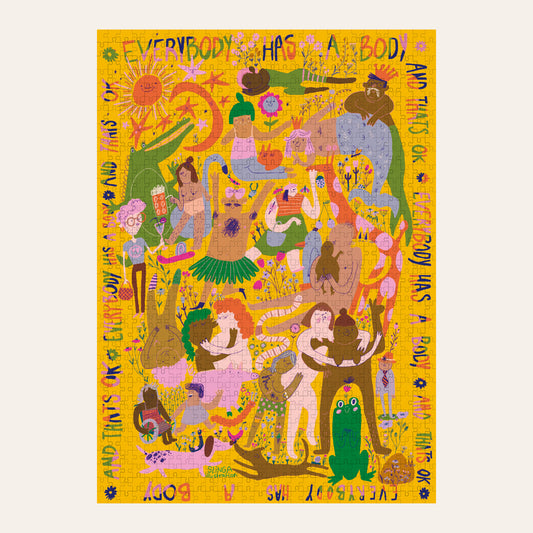 Wonderpieces Puzzle "Everybody Has a Body Puzzle" by Slinga