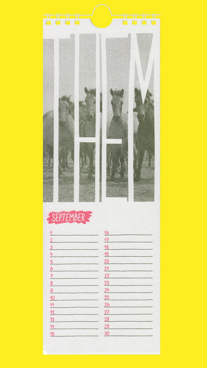 Queer Horses Riso Kalender