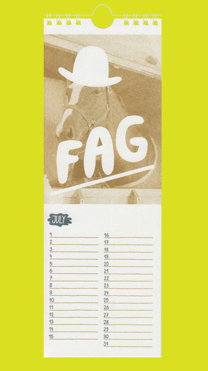 Queer Horses Riso Kalender