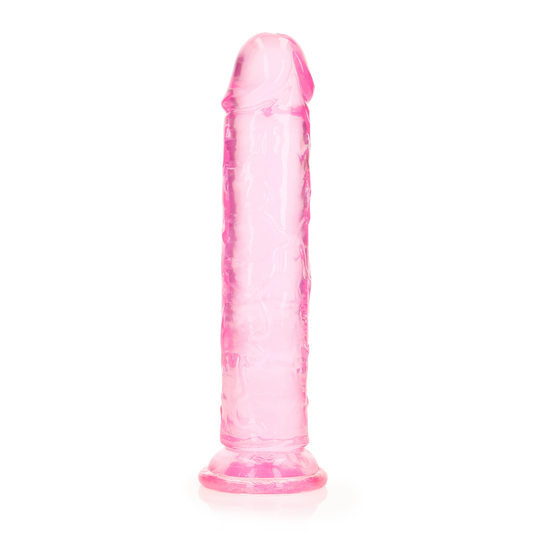 Crystal Clear Straight Realistic Dildo with Suction Cup (Color & Size Mix)