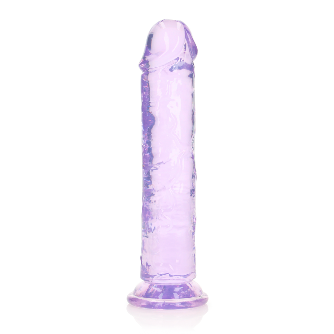 Crystal Clear Straight Realistic Dildo with Suction Cup (Color & Size Mix)