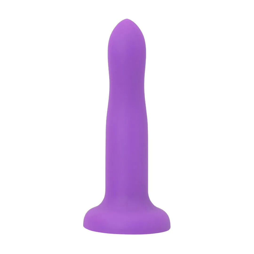 Stylish Harness Dildo Purple M/17 cm