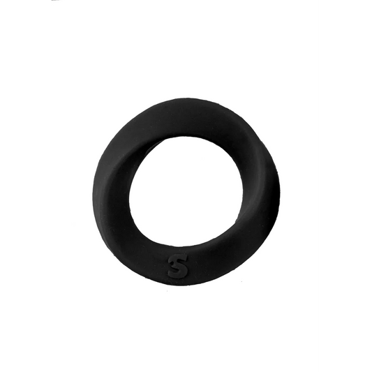 Endless Cockring Silicone Large Black