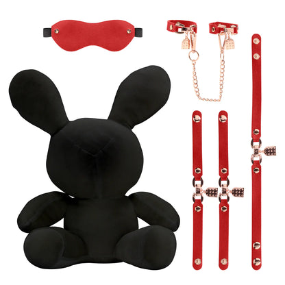 Bondage Rabbit Plush Velvet Black