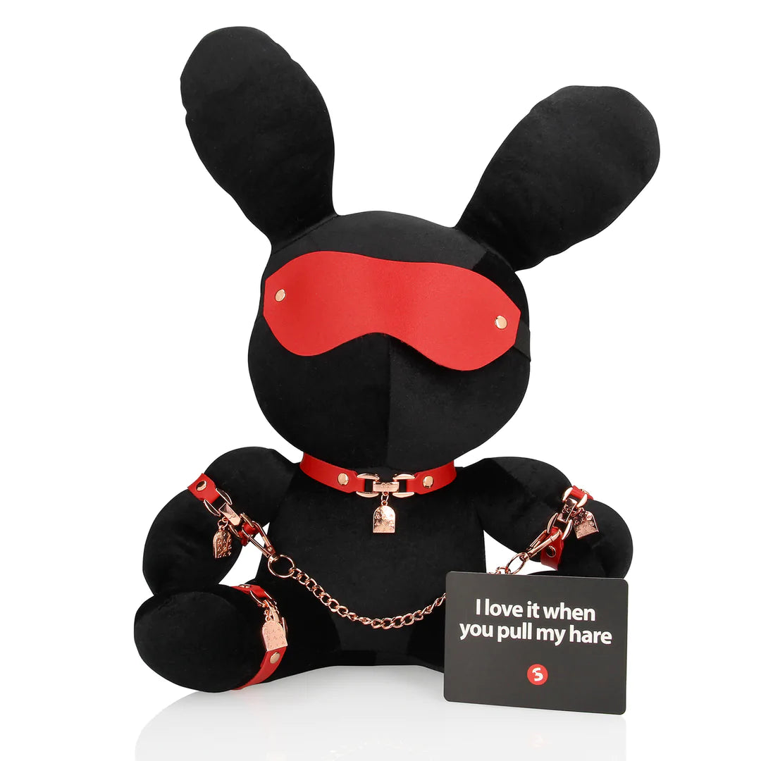 Bondage Rabbit Plush Velvet Black