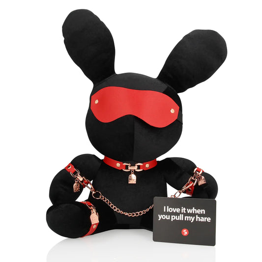 Bondage Rabbit Plush Velvet Black