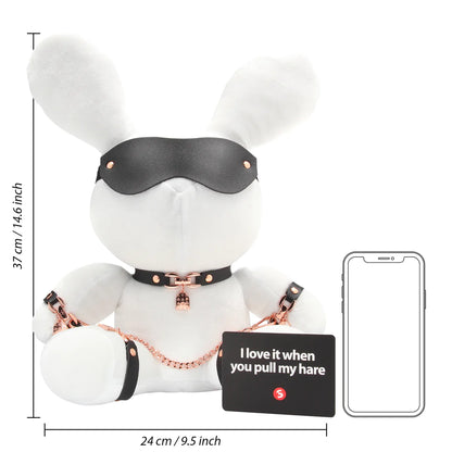 Bondage Rabbit Plush Velvet White