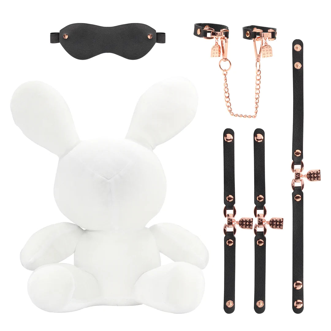 Bondage Rabbit Plush Velvet White