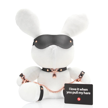 Bondage Rabbit Plush Velvet White