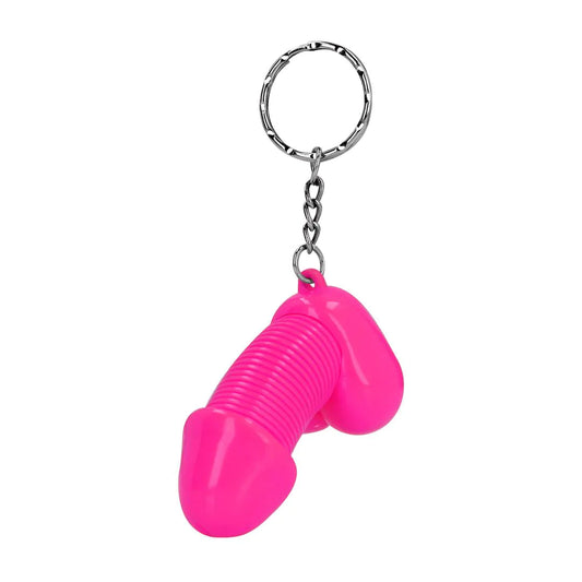 Super Peter Dick Keychain Pink
