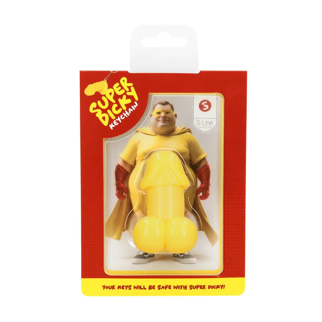 Super Peter Dick Keychain Yellow