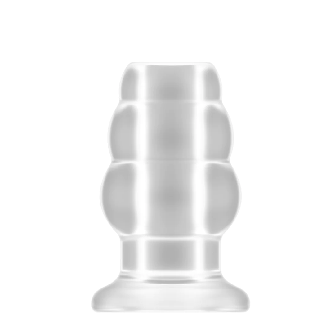 SONO No.50 Hollow Tunnel Butt Plug Medium Clear