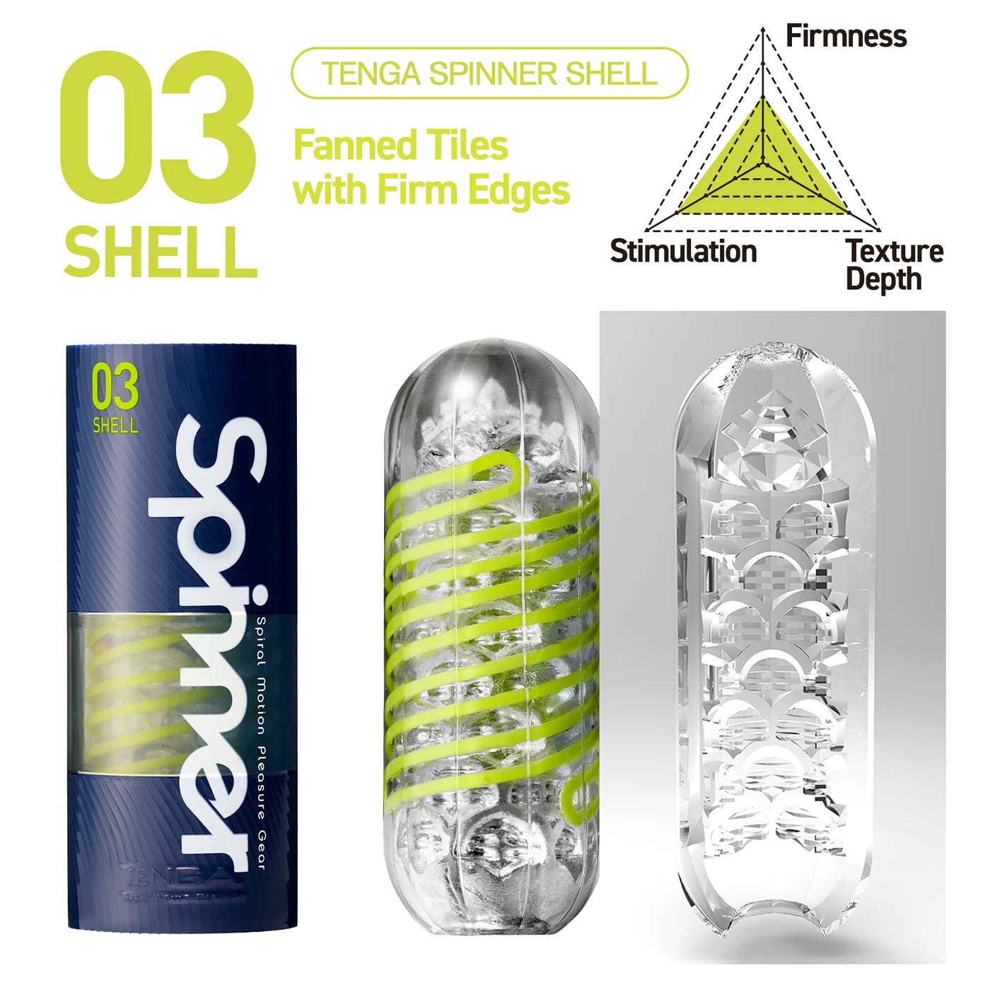 SPINNER "03 SHELL" Masturbator