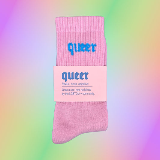QUEER Socks pink/blue