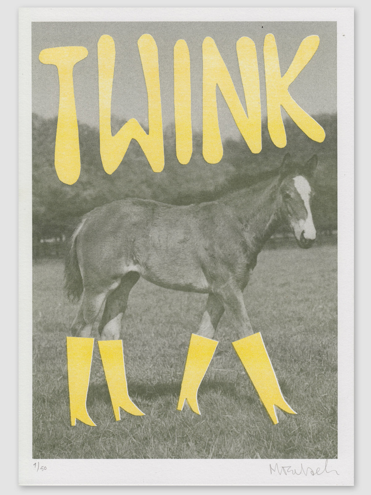 Twink - Riso Print by Stef Mosebach