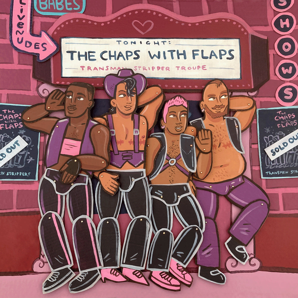 Rory Midhani "The Chaps With Flaps” 21x21 cm