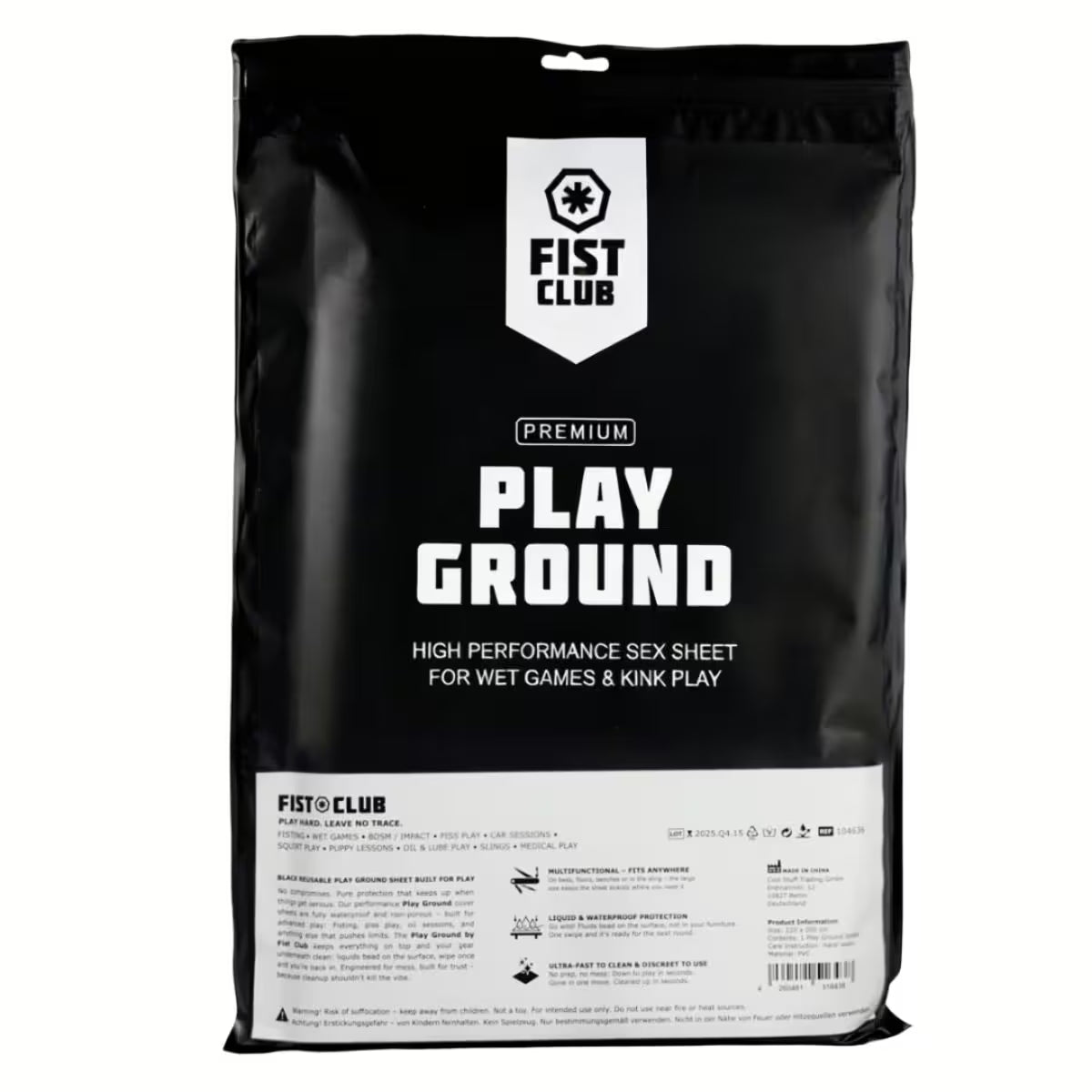 Playground - Premium Fetish Play Vinyl Sheet