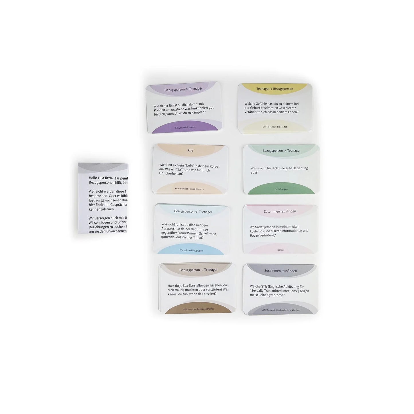 "A Little Less Peinlich" Aufklärungskarten für Eltern & Teenager