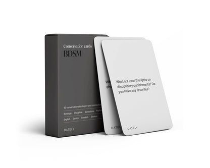 BDSM - Conversations cards