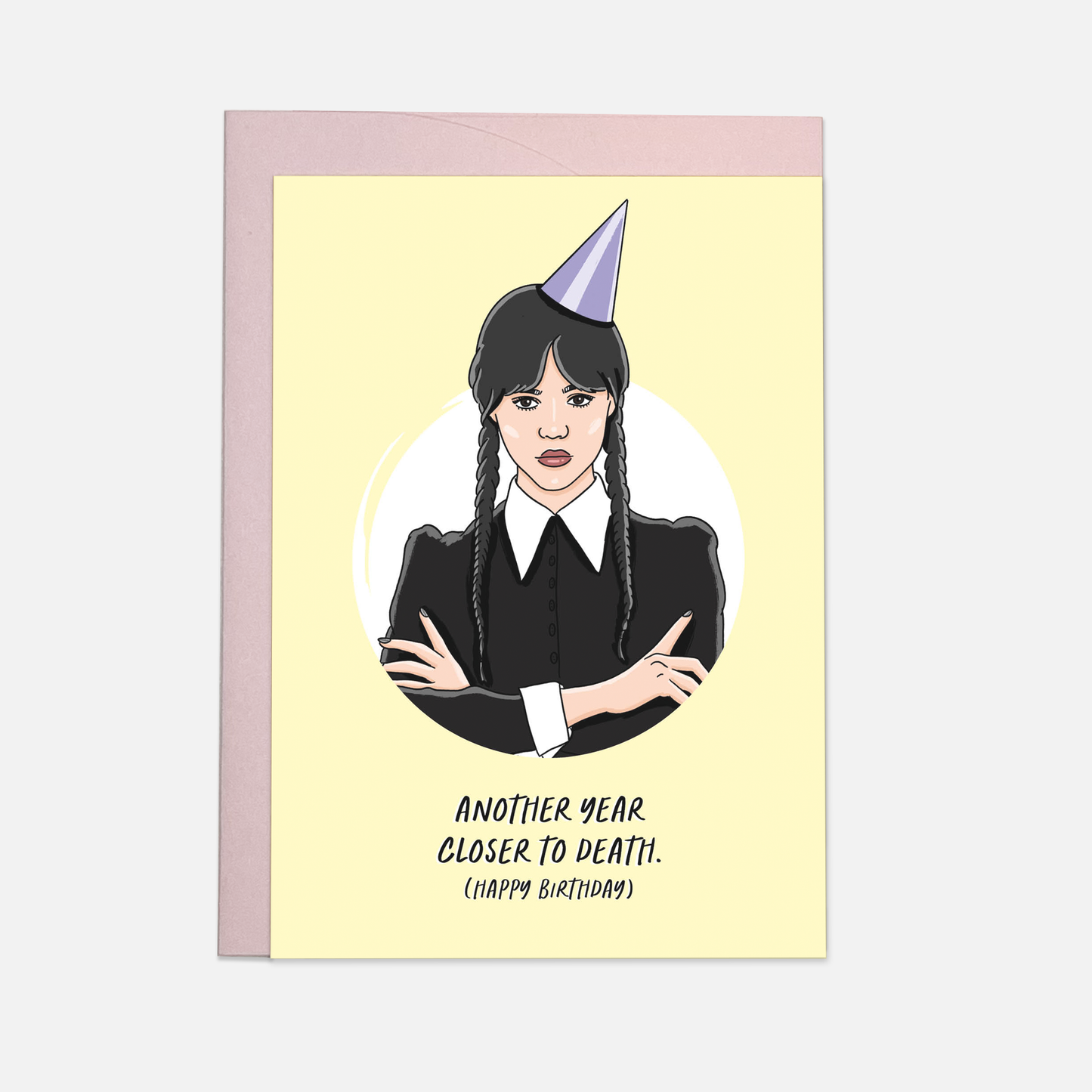 Closer to death - Wednesday greeting card: Double