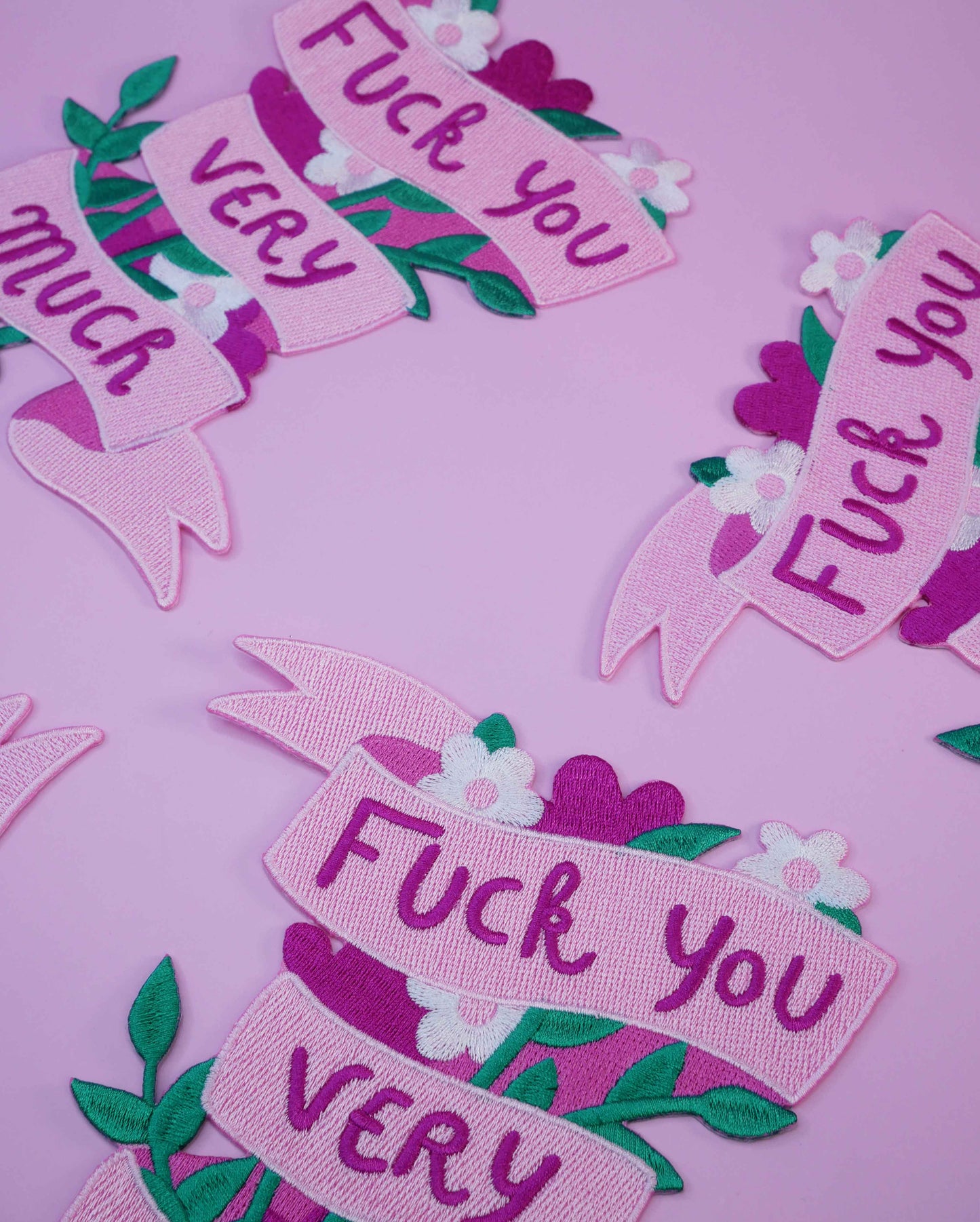 Iron-On Patch F*ck You Very Much XL