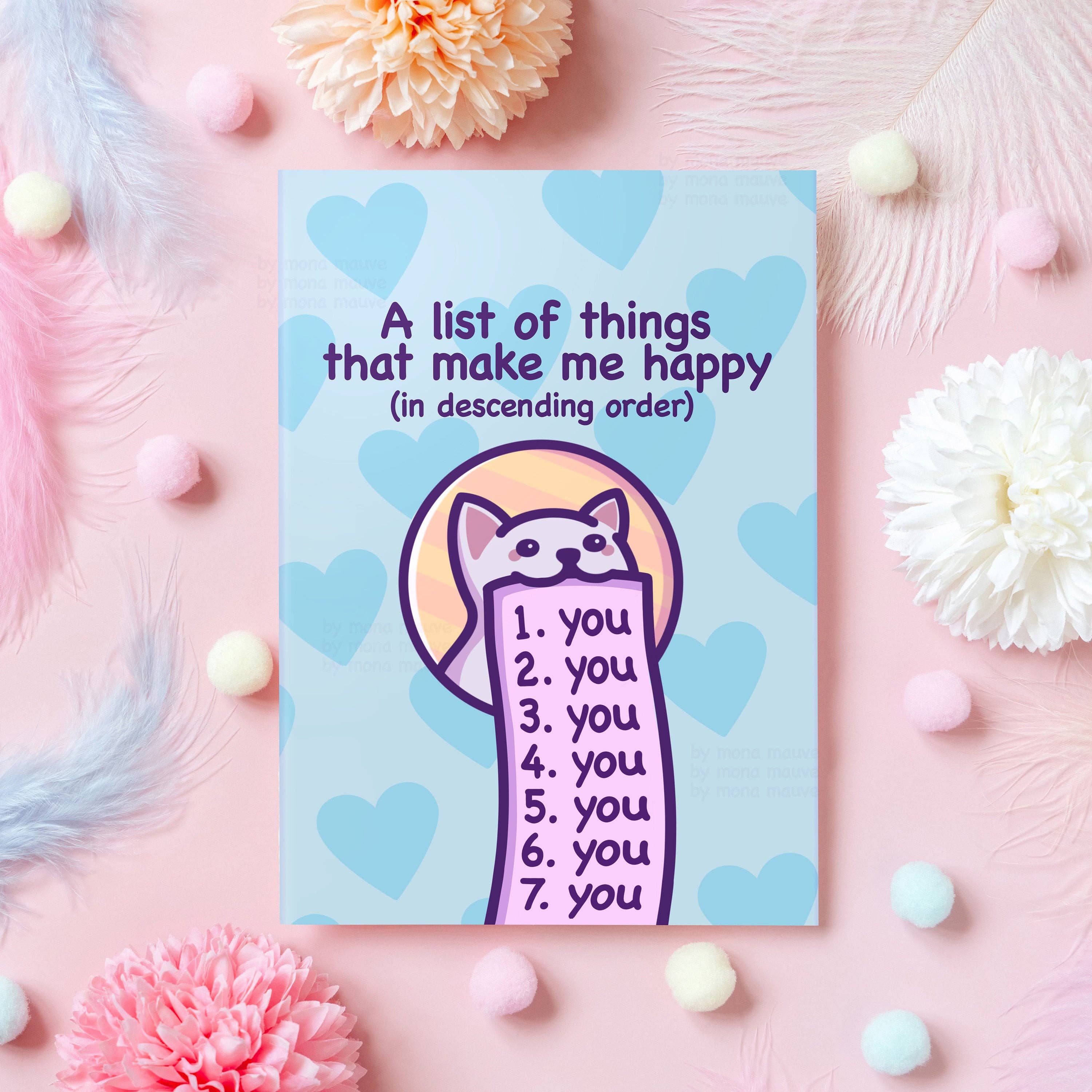 A List of Things That Make Me Happy (You)!: A6