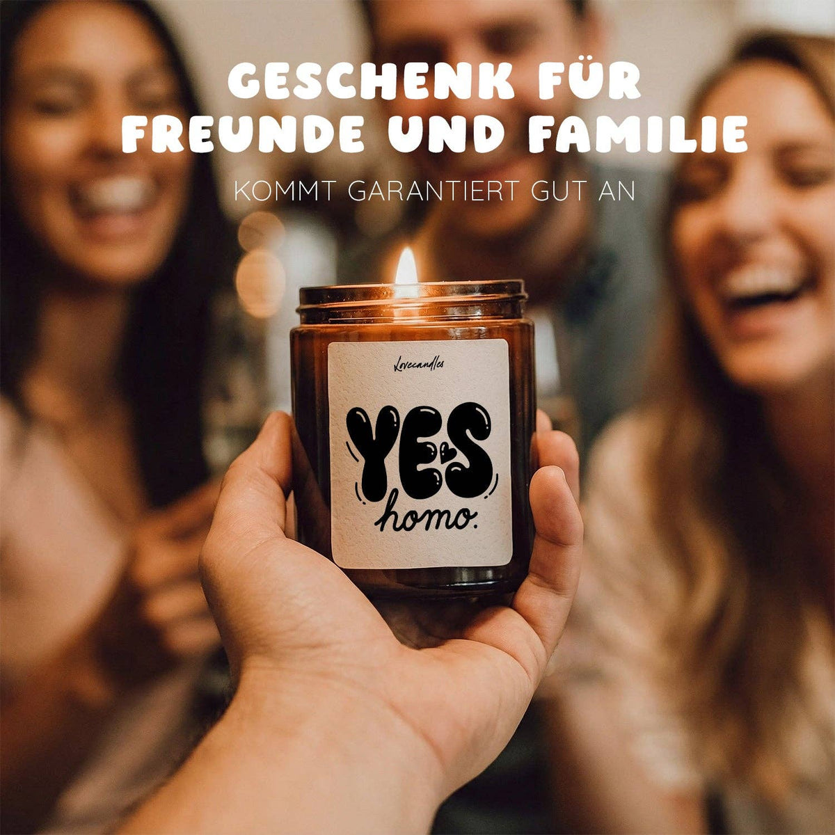 "Yes homo" Scented candle