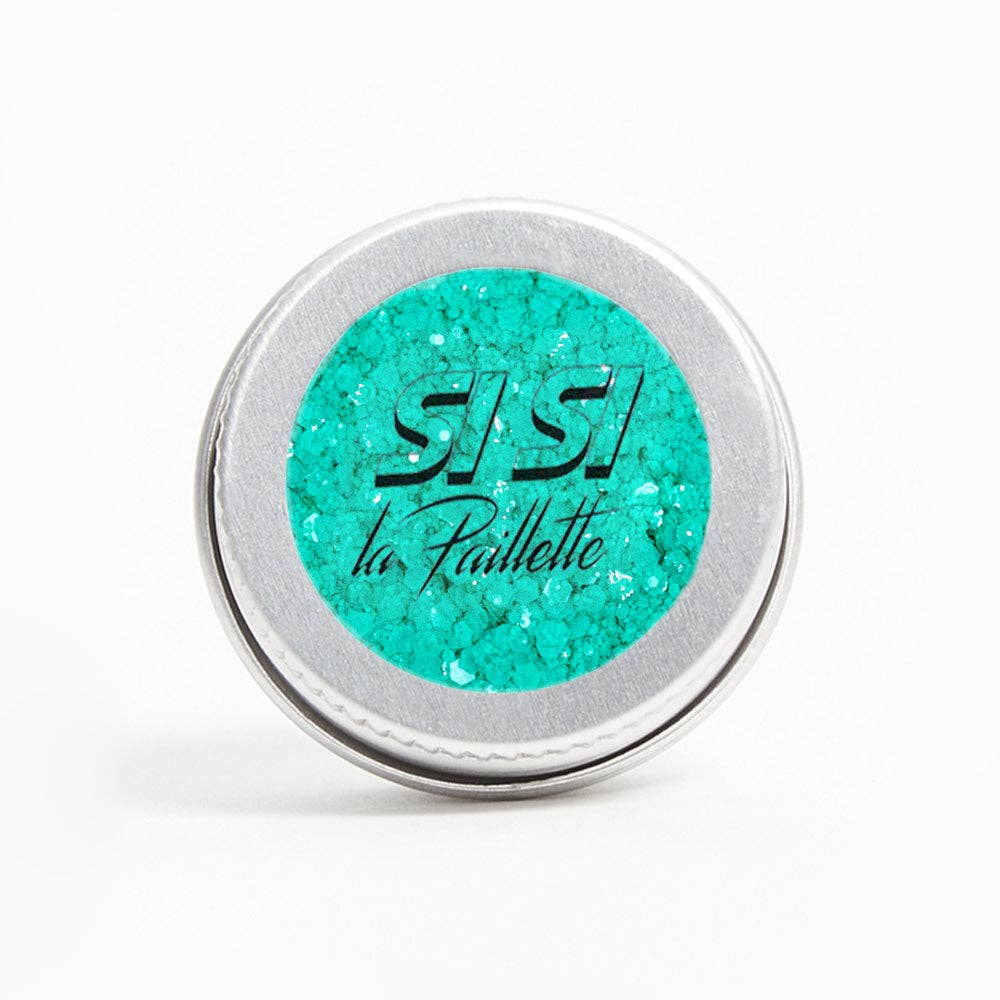 Neon Mint Green Glitter