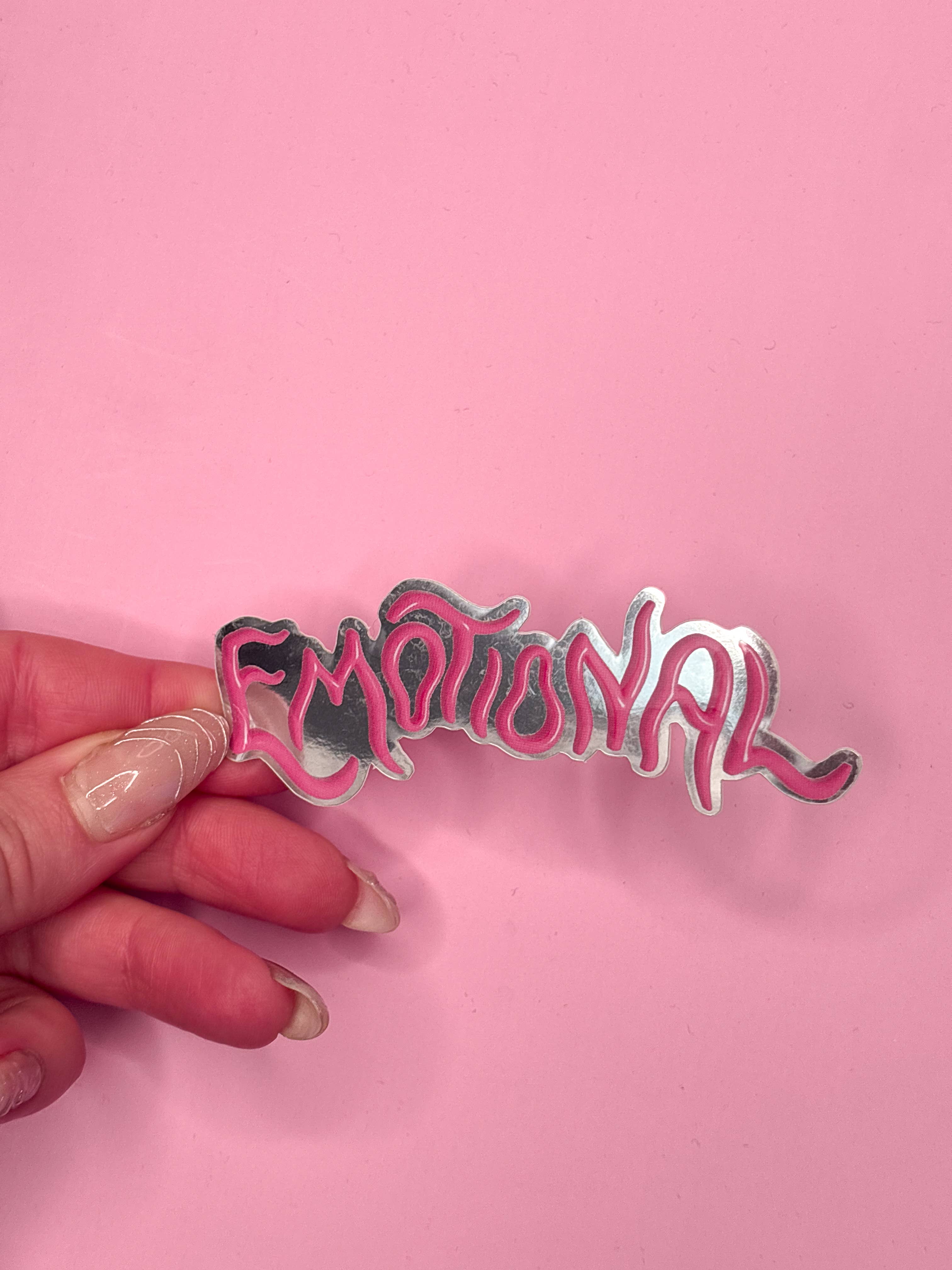 Emotional vinyl sticker