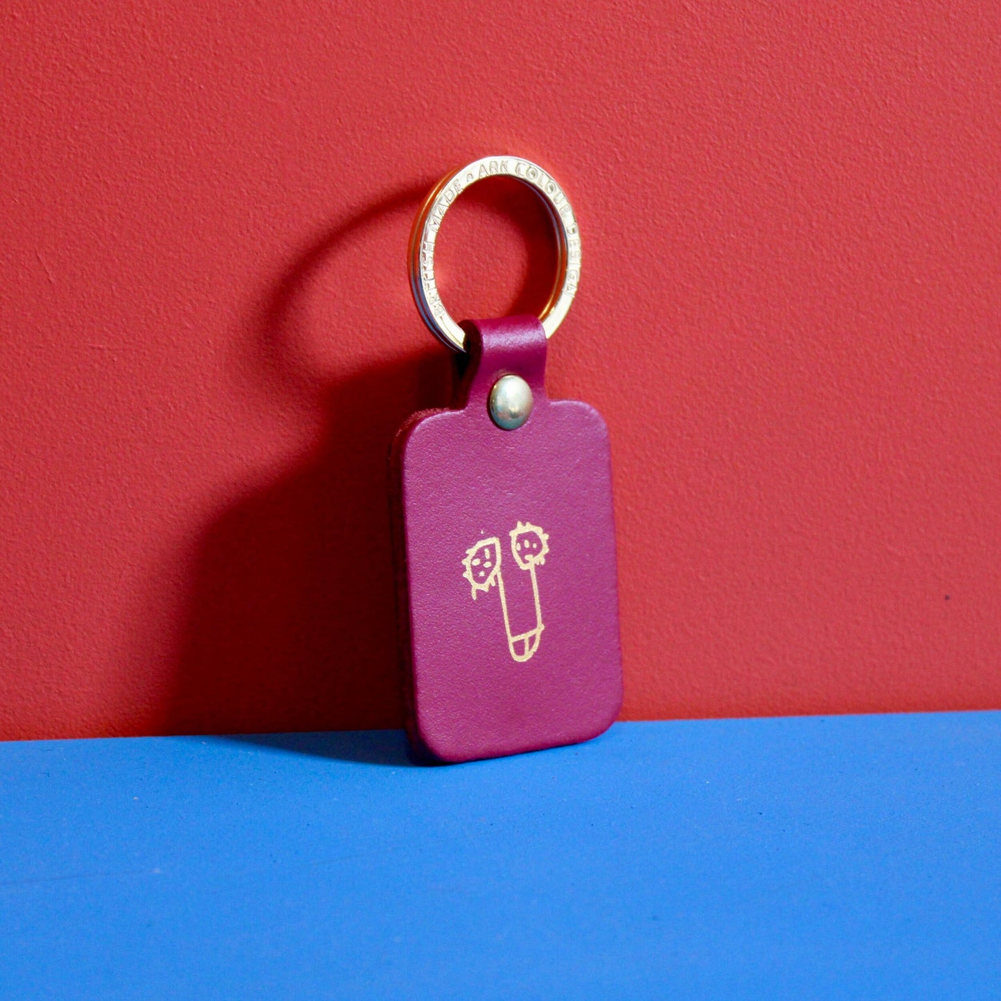 Willy Key Fob: Lilac Grey