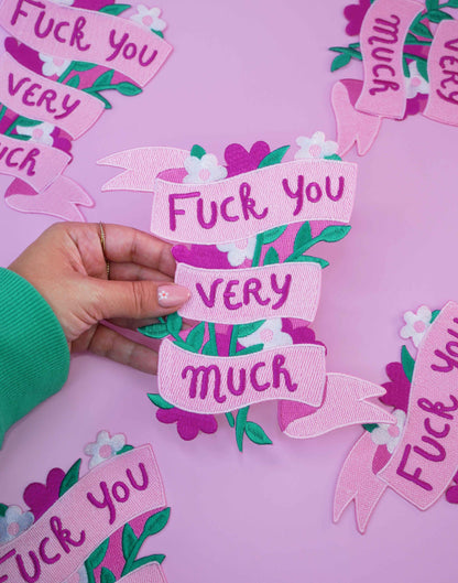Iron-On Patch F*ck You Very Much XL
