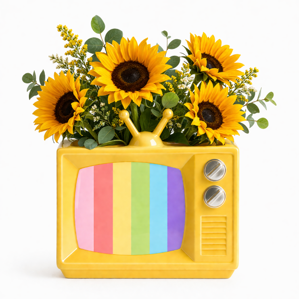 TV vase (to place or hang)