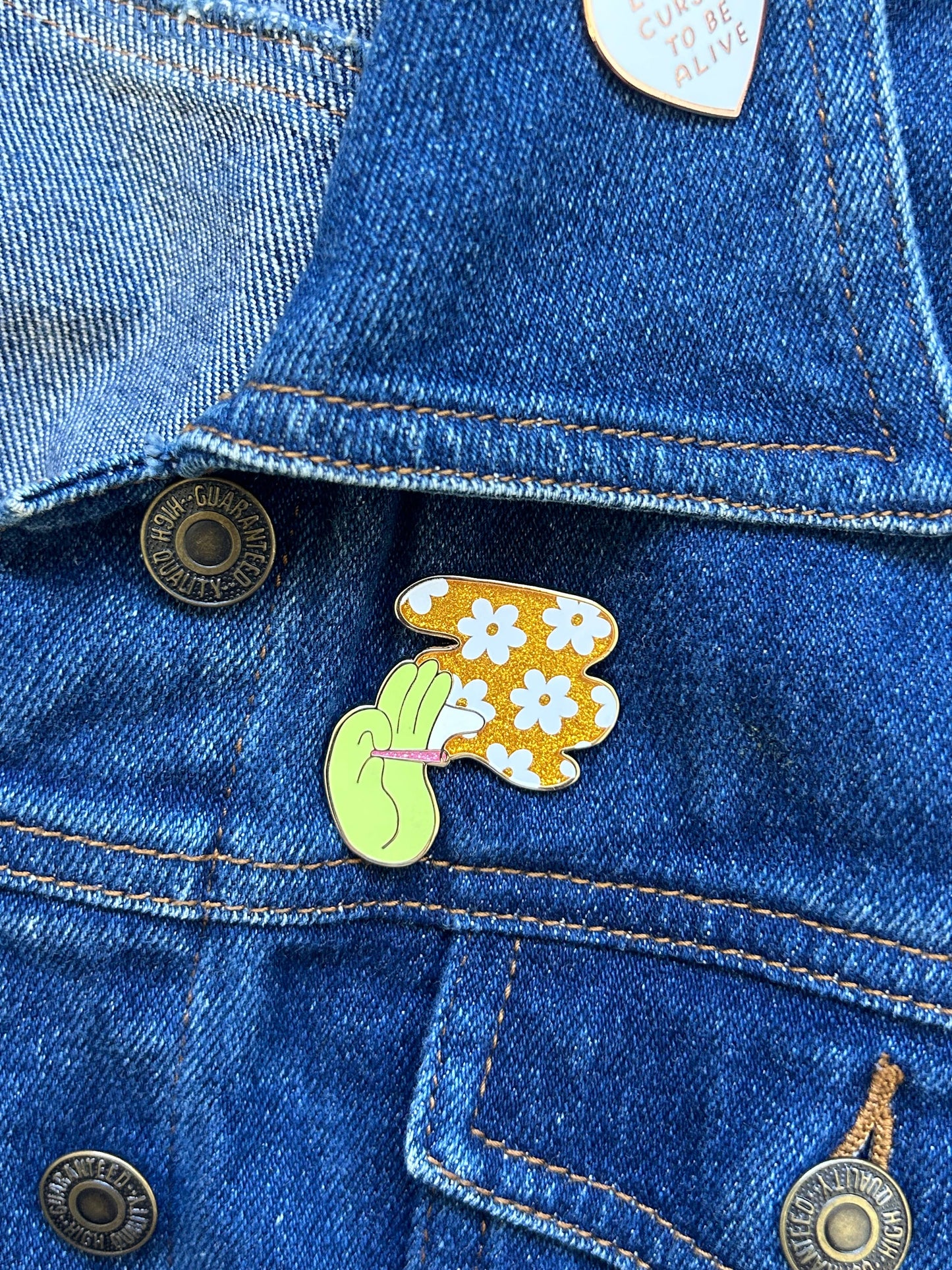 Flower Power Enamel Pin