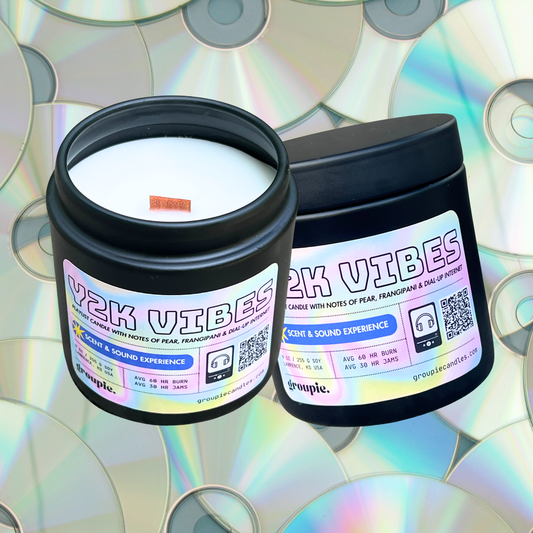 Y2K Vibes Playlist Candle