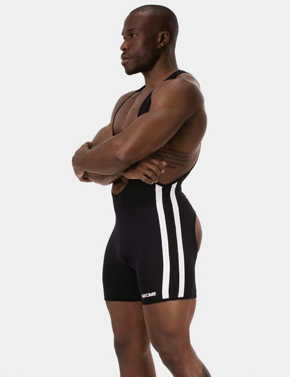 Backless Singlet "Dastin" Black/White