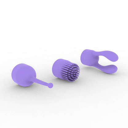 Dynamic Rainbow Silicone Bullet Vibrator - Purple