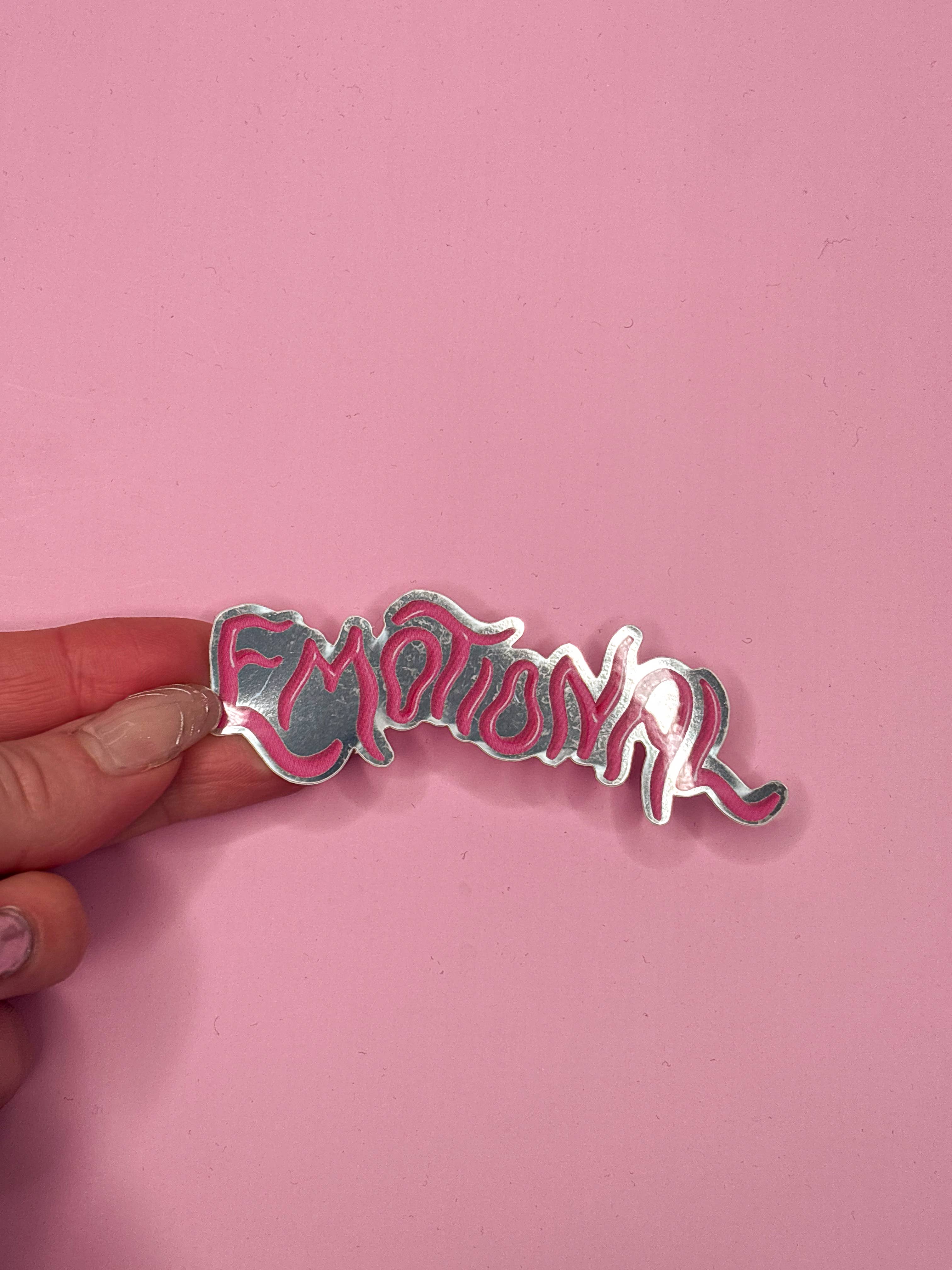 Emotional vinyl sticker