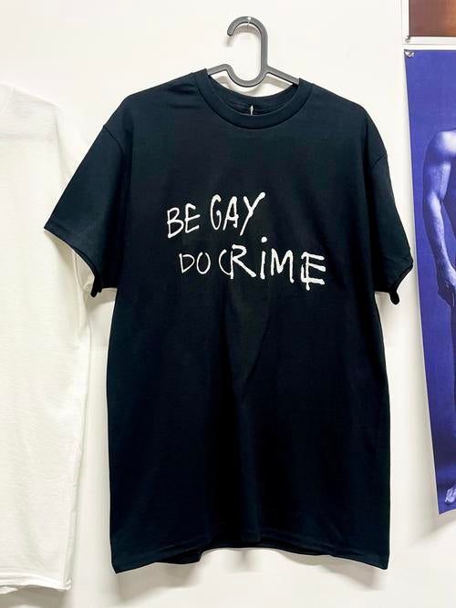Homo Homewear "Be Gay Do Crime" Tee Black/Silver
