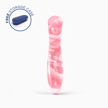 Quartz Petite Curved Dildo "Pixii"