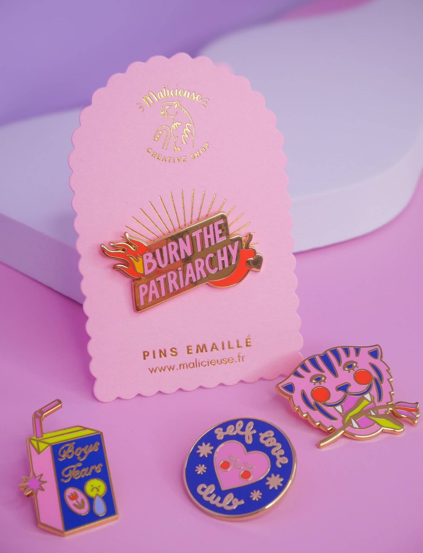 Pin'S Burn The Patriarchy Limistic