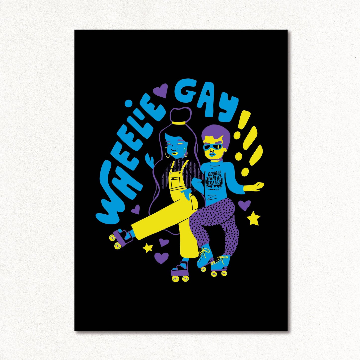 Wheelie Gay: Rainbow / A4
