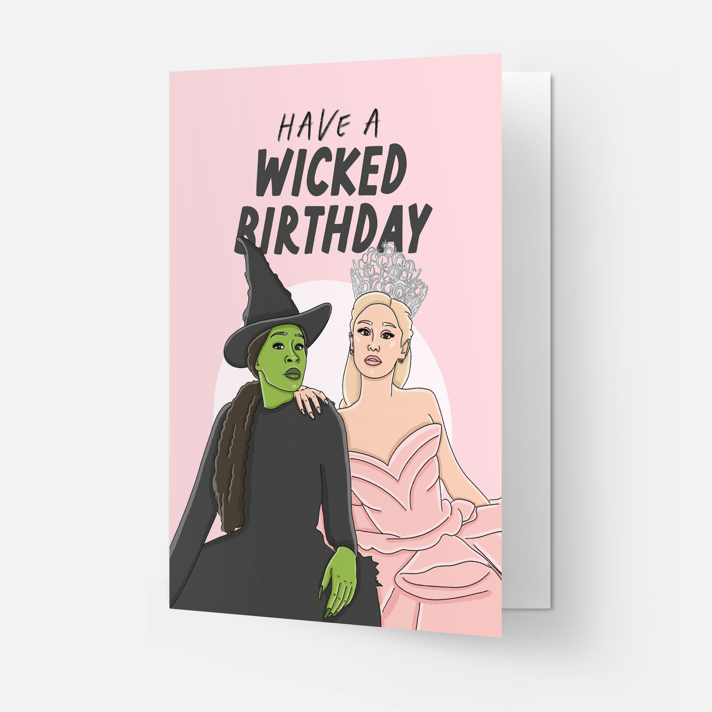 Witchy Birthday - Greeting Card: Double folded