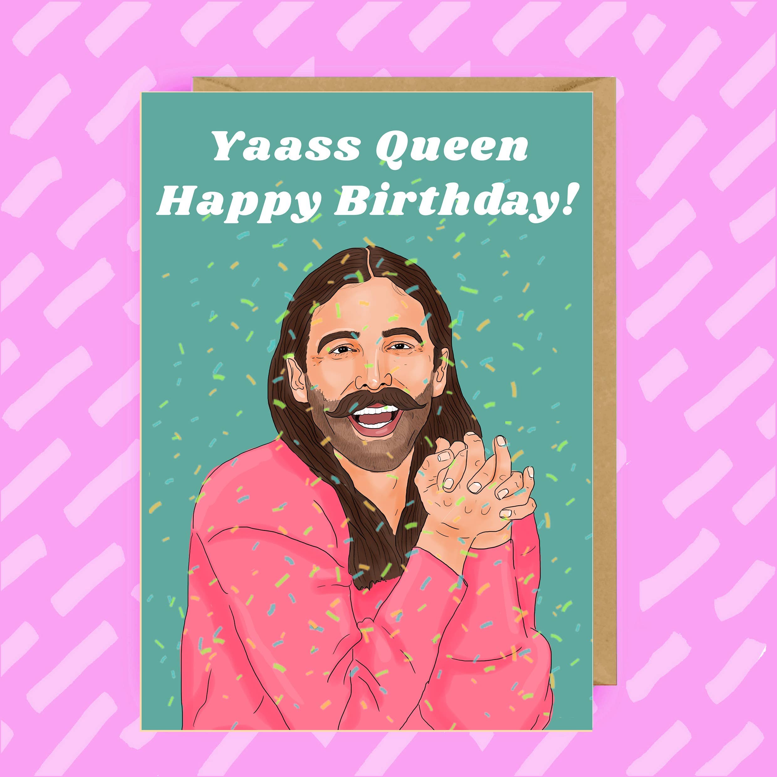 Jonathan inspired Birthday Card | LGBTQ | Queer | Gay Cards