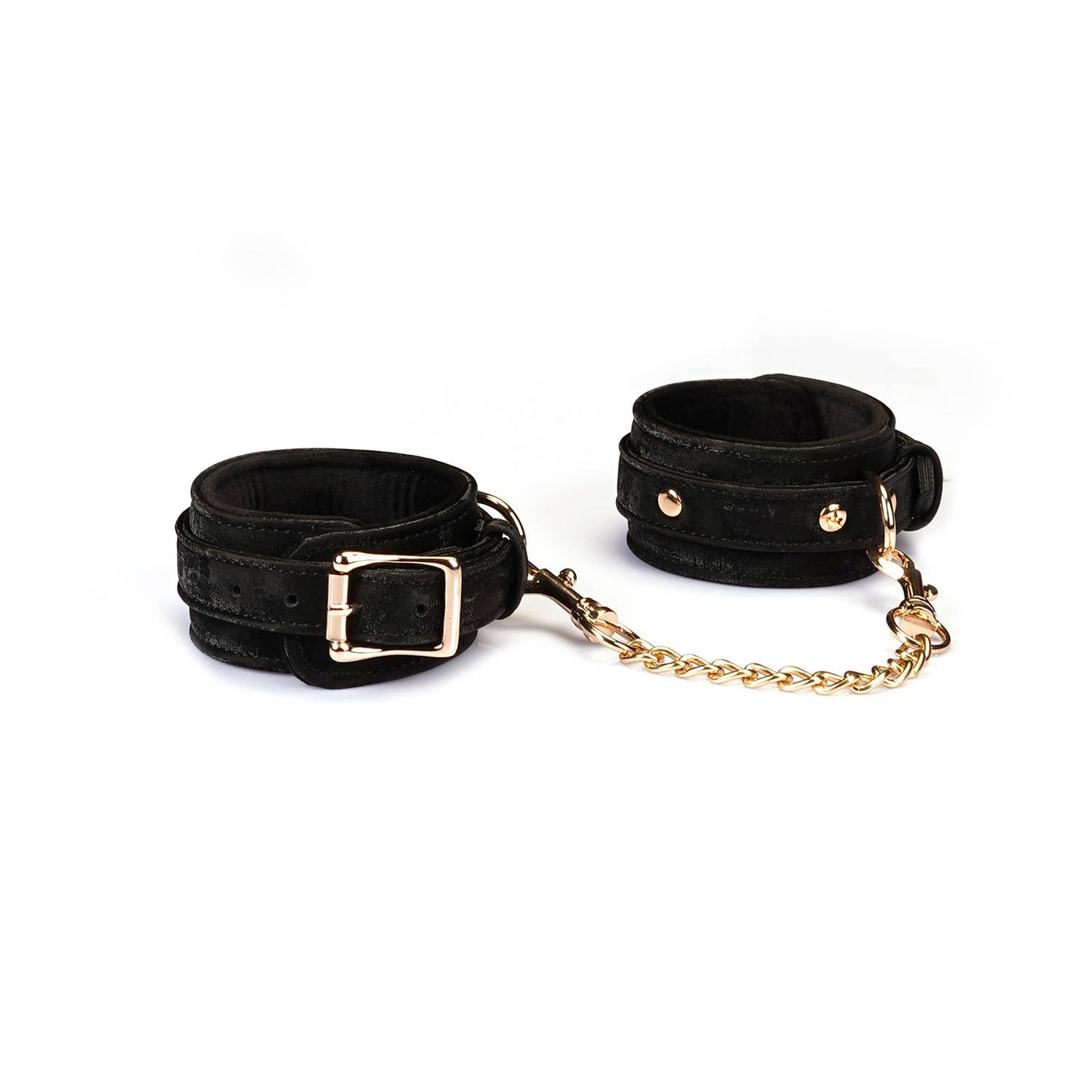Boudoir Amor Vegan Wrist Cuffs Black