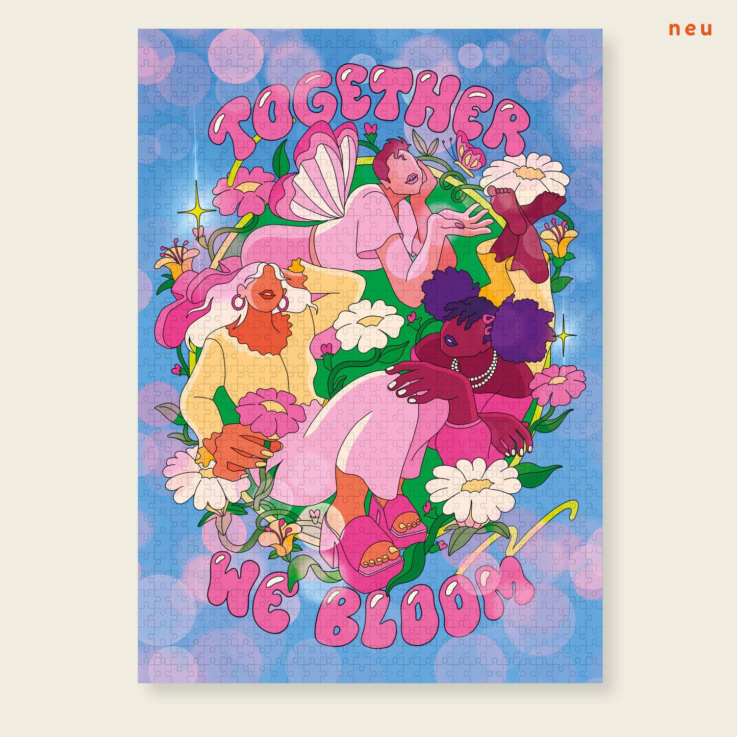 "Together We Bloom" Puzzle | Illustration: Lisa Tegtmeier